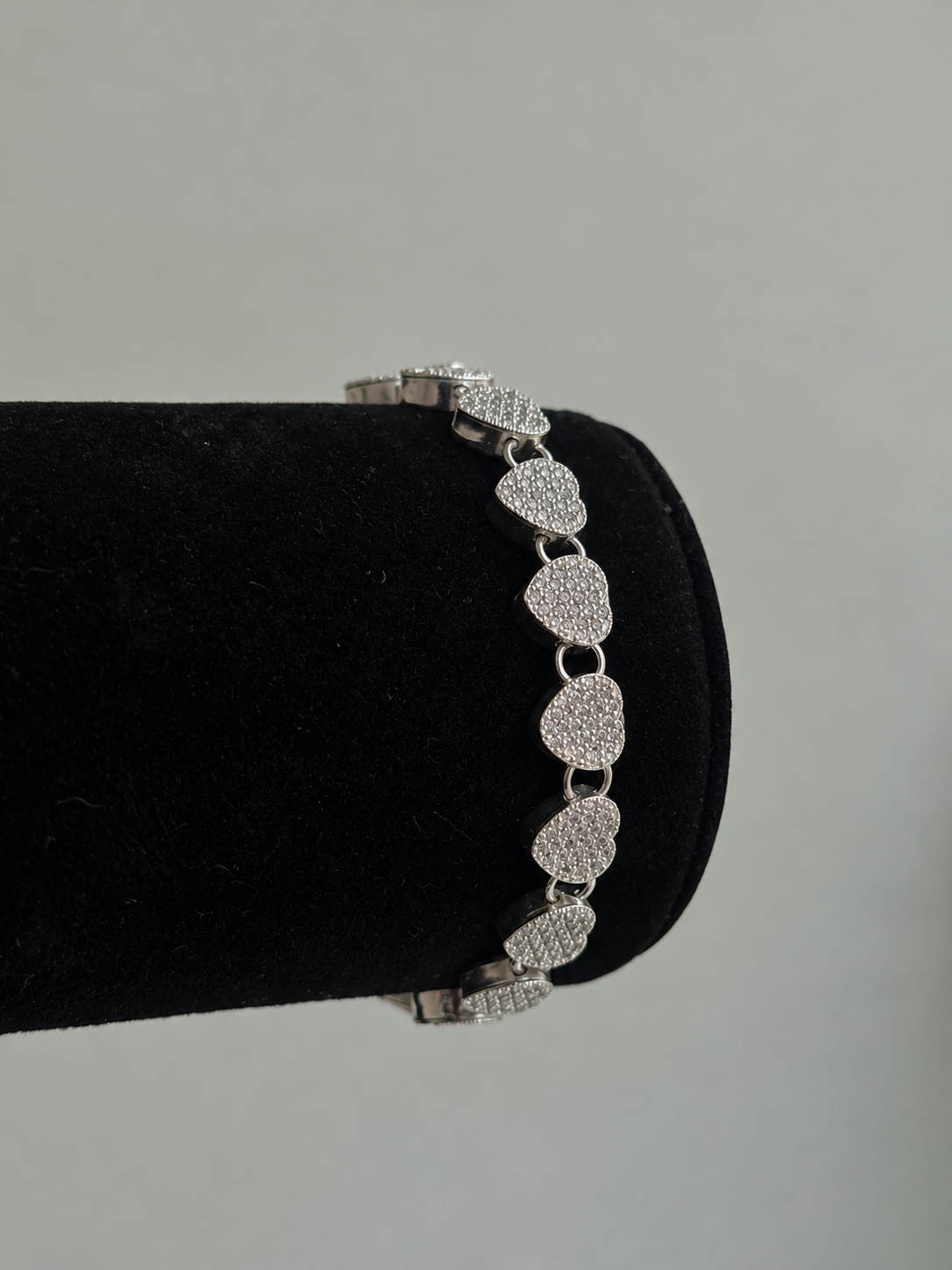 Pulso de corazones Pavé