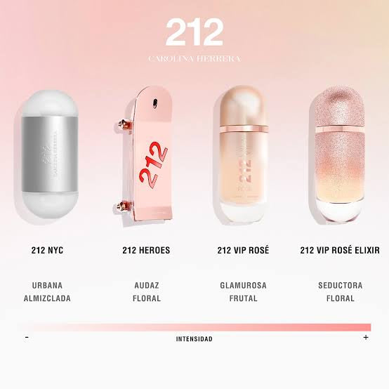 212 VIP ROSE ELIXIR CAROLINA HERRERA