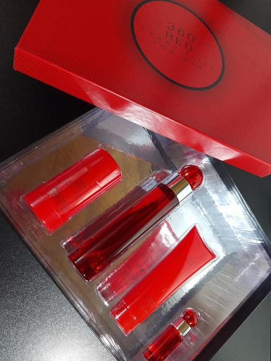 360° RED PERRY ELLIS