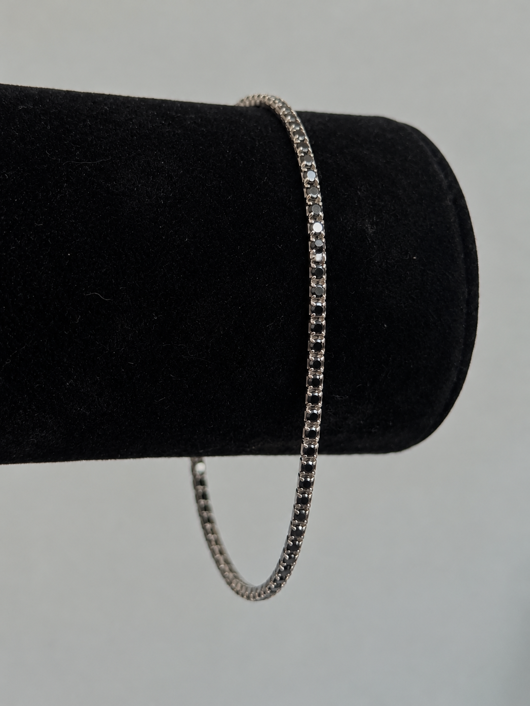 Pulso Tennis zirconia negra