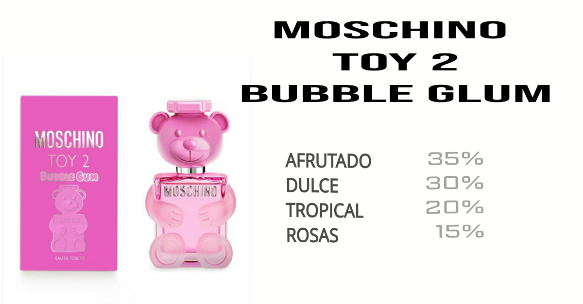 MOSCHINO TOY 2 BUBBLE GUM LUX SET